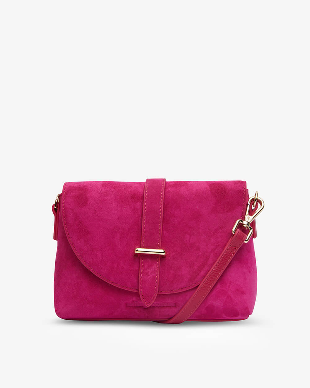 Pink suede clearance crossbody bag