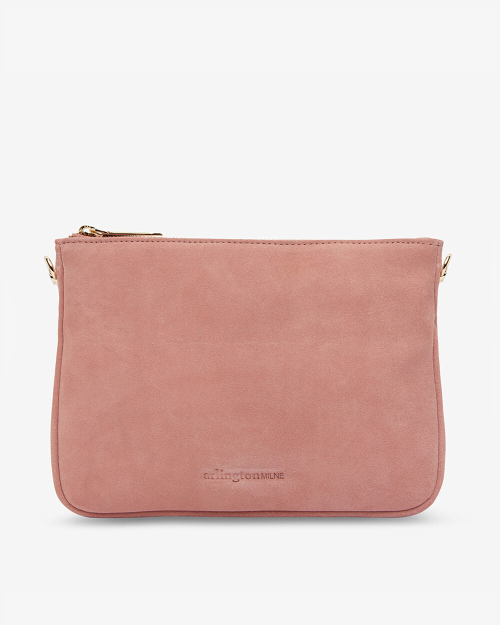 Samantha Crossbody - Dusty Pink Suede